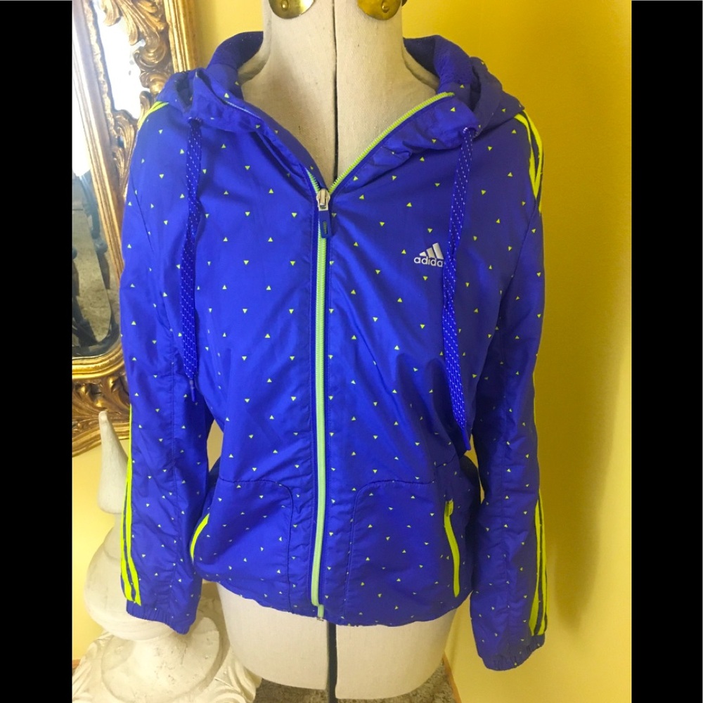 Adidas purple Climastorm jacket